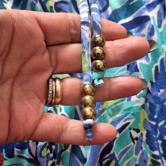 LILLY PULITZER Paulina Jumpsuit Sneak A Beak Bennet Blue S,.M - Picture 7 of 9